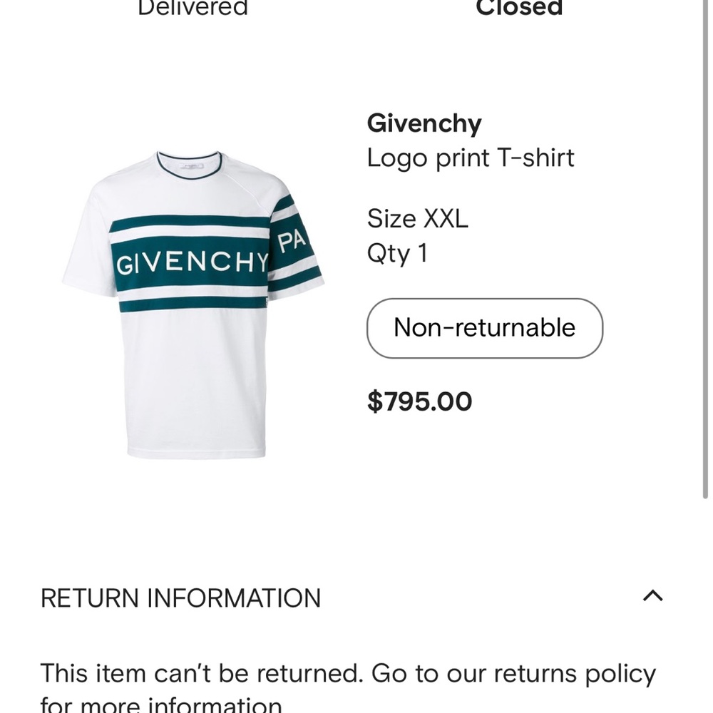 Givenchy Embroidered Men’s T-Shirt XXL